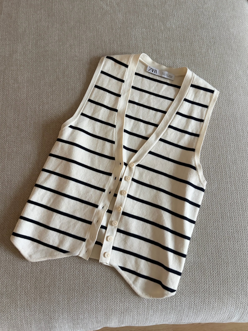 Zara Stripped Knit Vest
